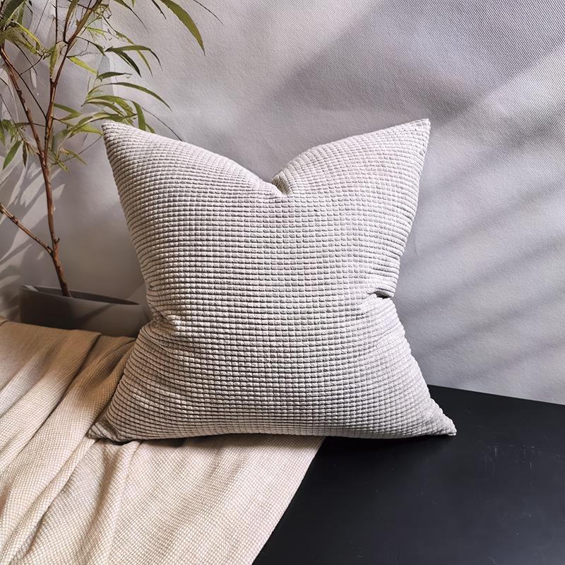 Minimalist Cross-Border Cushion Cover for Office, Car, Sofa, or Home – Classic Corn Kernel Design (Core Not Included)