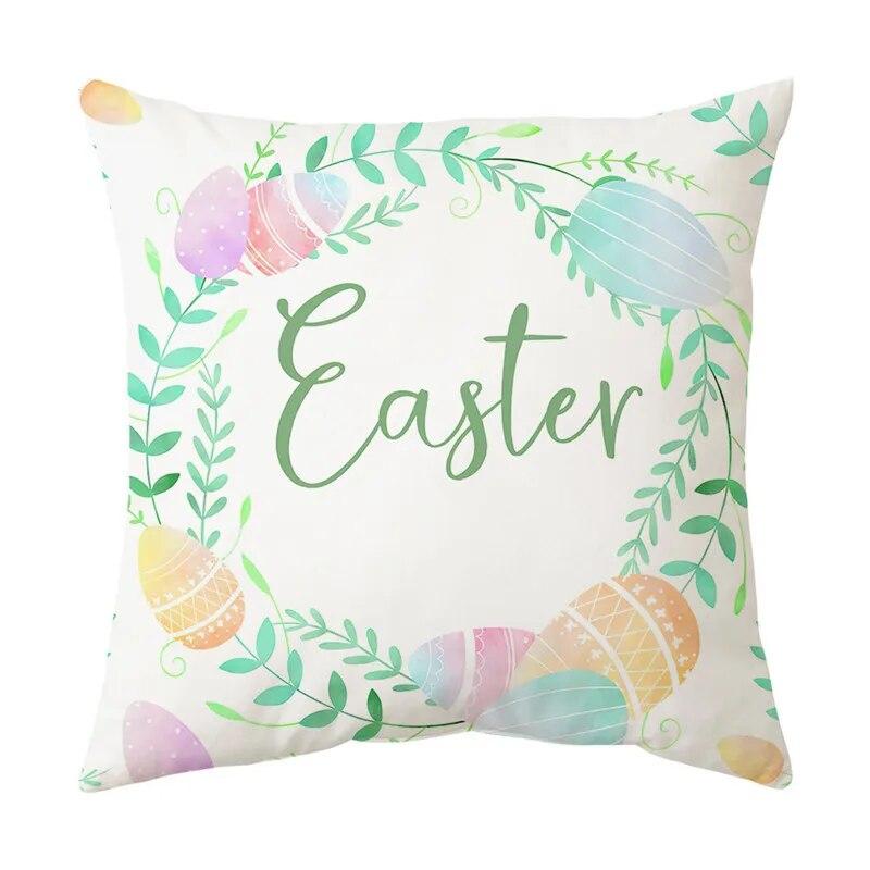 Украшение дома, пасхальная наволочка, наволочка с изображением кролика и яйца, наволочка для дивана в гостиной, наволочка с Пасхой, 40/45/50/60 см