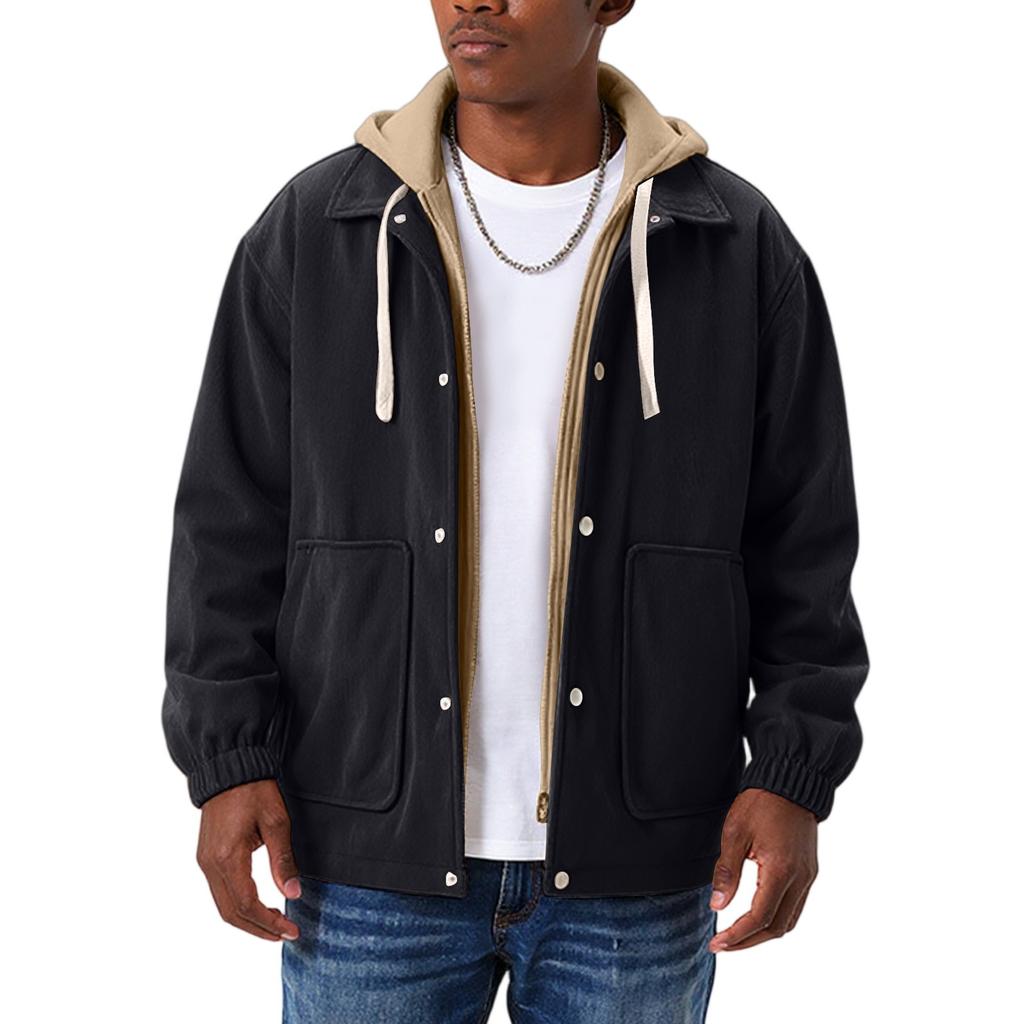 Мужская спортивная и повседневная куртка свободного кроя