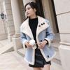 Lamb Wool Imitation Leather Jacket Women's Short Autumn and Winter Clothing New Locomotive Sheep Shearing Top