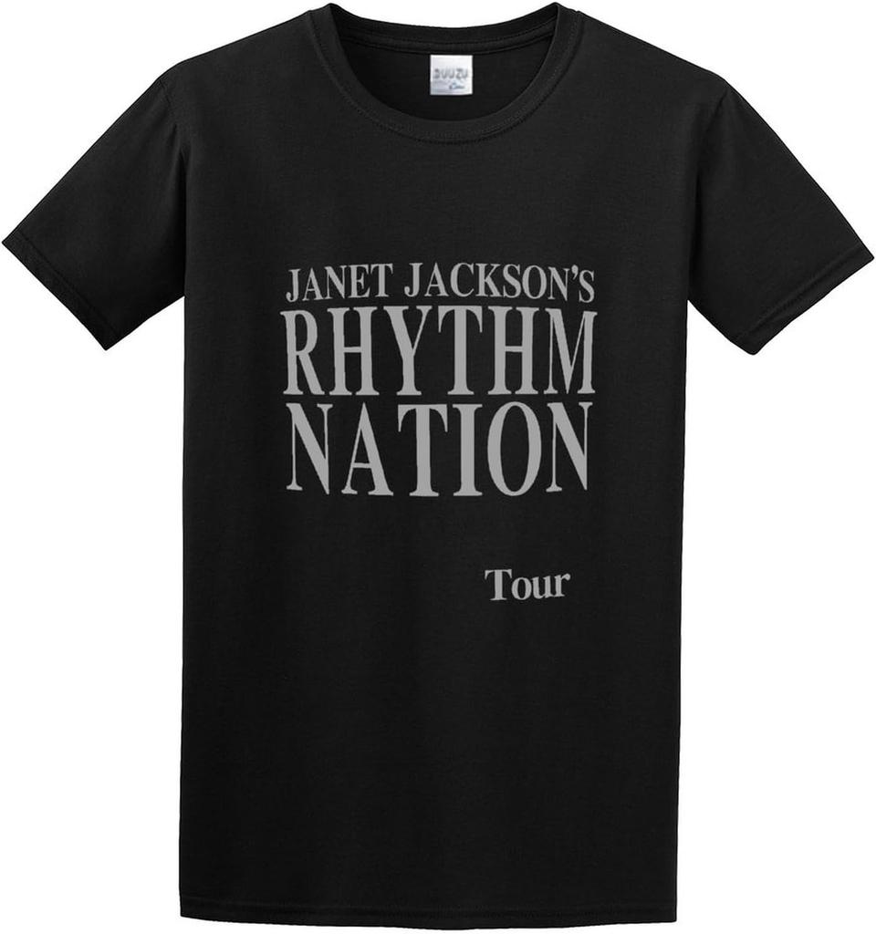 PEACH JO+ Мощная Джанет Джексон Популярный Логотип Круглый Вырез 100% Хлопок Короткий Рукав Унисекс Футболка