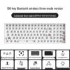 Беспроводная механическая Bluetooth-клавиатура - 100 клавиш, трехрежимная, компактный дизайн, настраиваемая для офиса, с горячей заменой переключателей