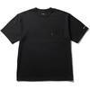 Snow Peak Новый стандартный карманный T-shirt Мужской S крой   Сшит Черный Средний nSd TS 25au001