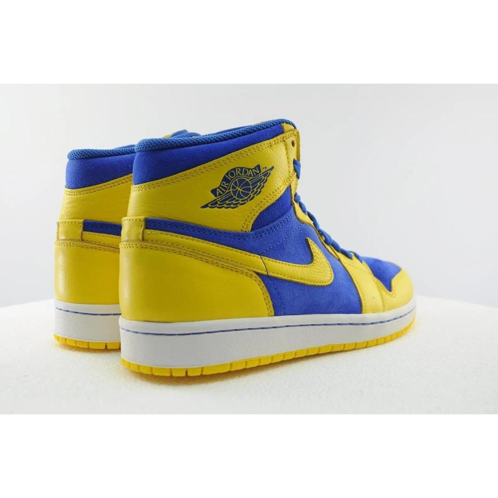 Air Jordan 1 Retro High OG 'Laney' (Unisex) Varisty Maize / Game Royal- White Vintage Basketball Shoes 555088 707