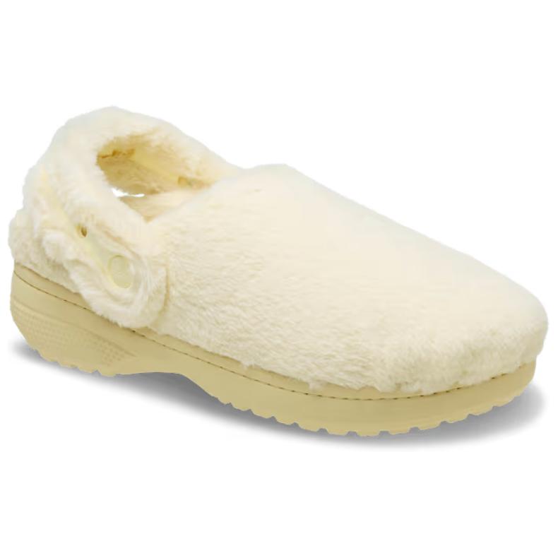 Crocs Comfortable Simple Closed-Toe Slippers Unisex Slippers Beige 211116-108
