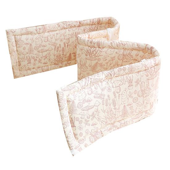 Универсальный бортик для детской кроватки, мягкая защита, дышащий, для детской кроватки, хлопковая набивка, бортик кроватки, боковая стенка манежа, боковая кровать