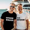Футболка Groom Squad Best Man, футболки Team Future Groom, футболки Single Farewell Bachelor Stag Party, футболка с надписью «Помолвка», топы с графическим принтом EVG