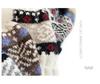 Ретро вязаная шапка с помпоном в стиле Fair Isle от Cat Brother - Тепло для осени/зимы
