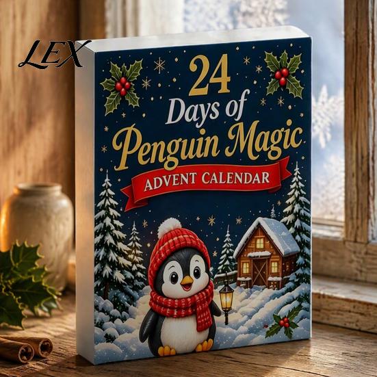 Christmas Advent Calendar Guinea Pig Calendar, 24Pcs Acrylic 2D Ornament Set with Winter Holiday Party Favors Outfits, Tree Hanging Decor, Gift