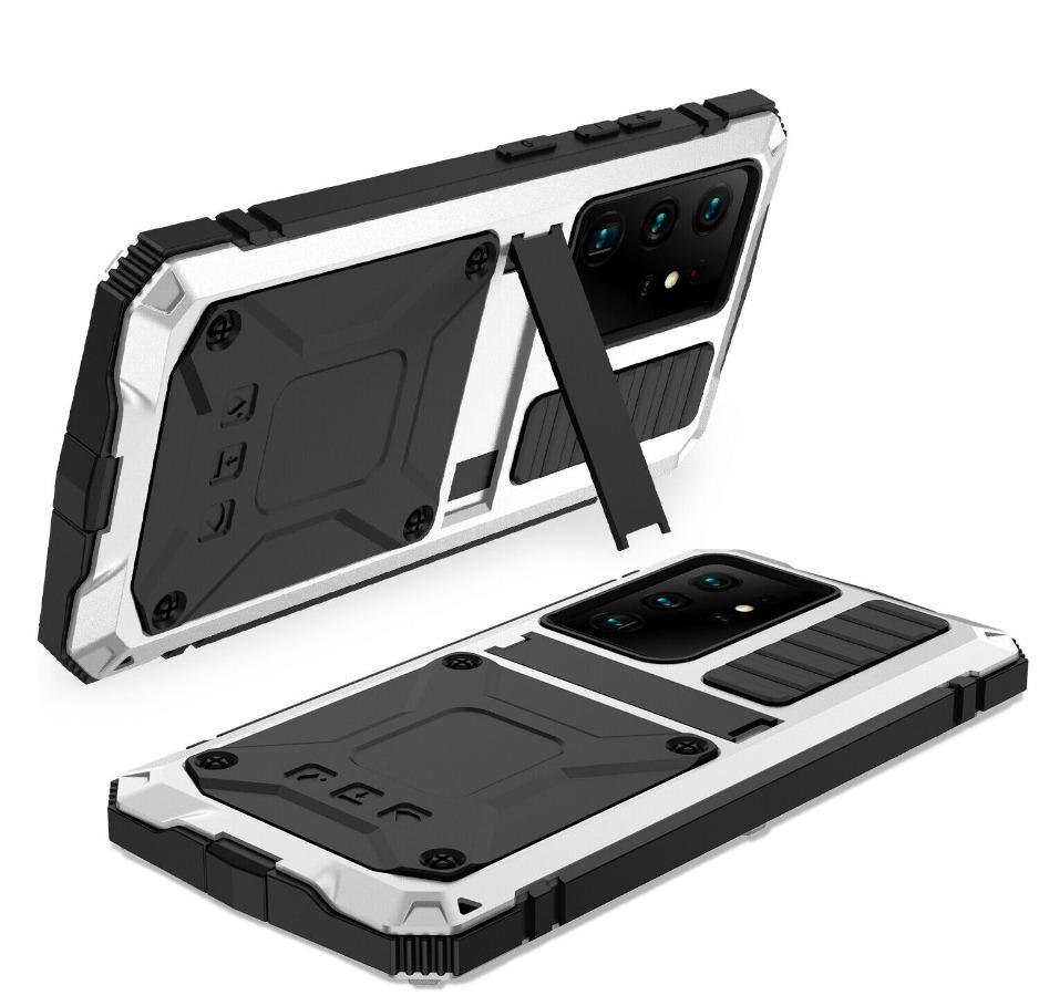 Case For Samsung S25 Edge S24 S23 S22 S21 S26 Ultra S20 Plus Rugged Metal Shockproof Outdoor Sports Heavy Duty Protection Cover
