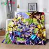 Saint Seiya 3D Printed Art Fleece Blanket for Beds Hiking Picnic Thick Quilt Bedspread Fleece Throw Blanket Picnic Blanket