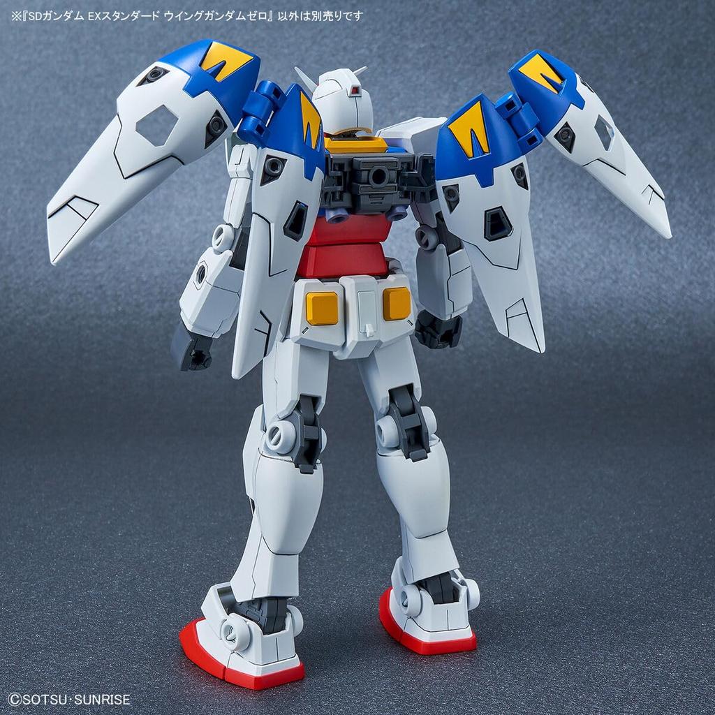 SD Gundam EX Стандартный мобильный отчет Gundam W Wing Gundam Zero пластиковая модель с цветовой кодировкой