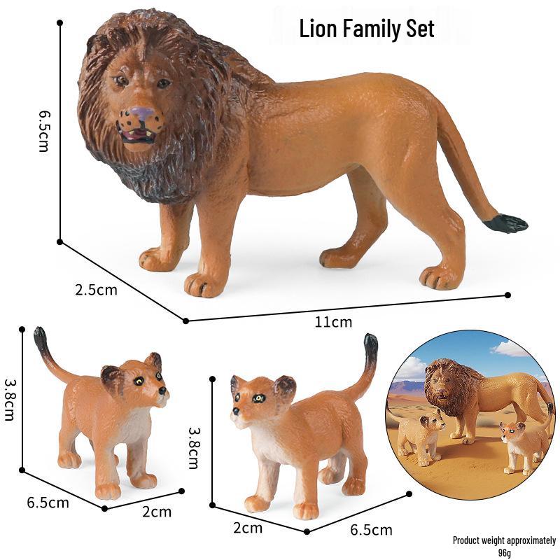 Kids' Wild Animal Model Toys: Leopard, Cheetah, Jaguar, Black Panther, Snow Leopard Figurines.