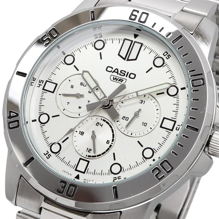 Casio Standard Quartz Men's Watch MTP-VD300D-7E Silver Metal Band