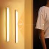 USB Rechargeable LED Bar Lamp with Motion Sensor and Magnetic Installation, Dimmable with 3 Soft Light Modes for Wardrobe, Bedside, Stairs