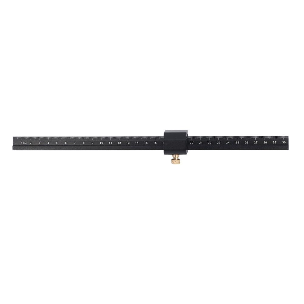 Clear Accurate Scales Sliding Ruler Adjustable Angle T Square Ruler L Shaped Ruler For Carpenter