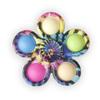 Fidget Spinner Toys Tie Dye Colorful Push Bubble Hand Spinner For ADHD Anxiety Stress Relief Sensory Party Favor For Kids Gifts
