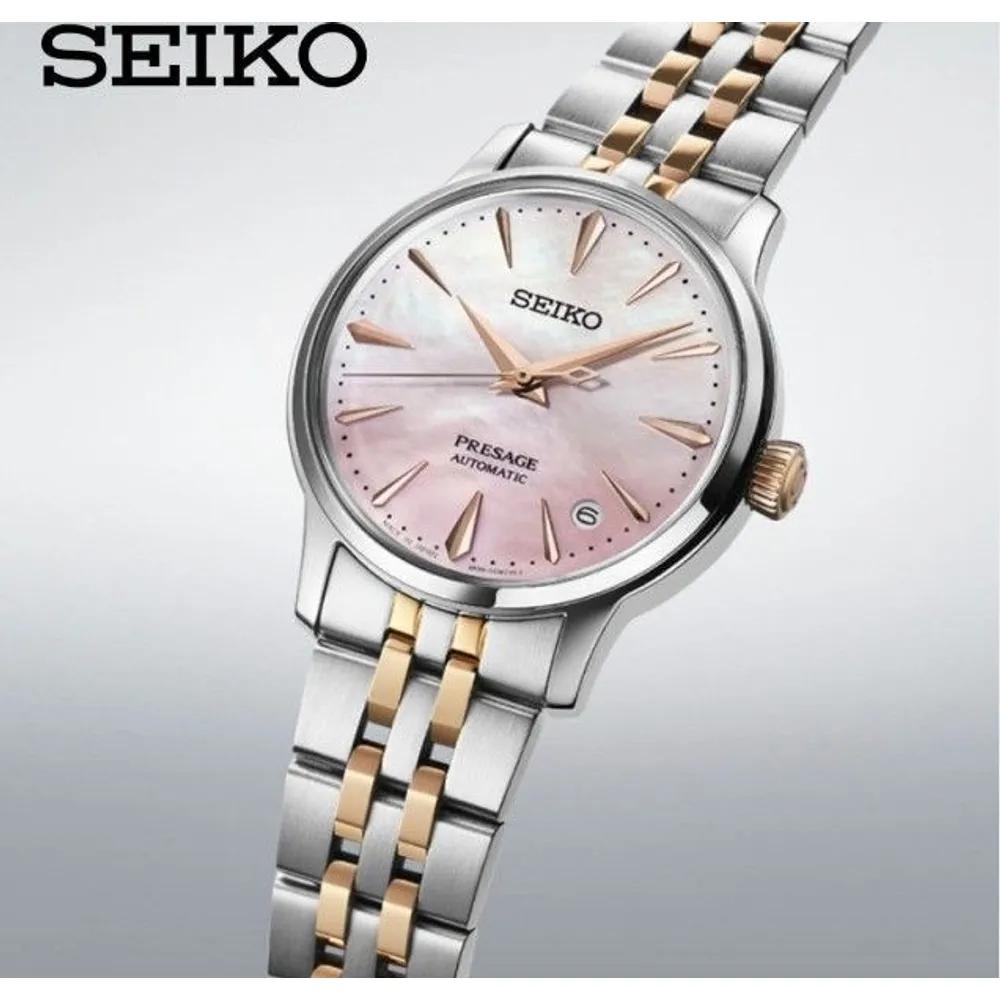 Seiko Presage Cocktail Time SRPM06J1 Вишневый Цвет Ограниченная Серия Автоматические Женские