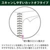 KOKUYO Блокнот на кольцах Взрослый Campus в точку B линовку A5 50 листов S-T133BT-DB Темно-синий