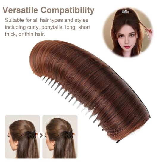 Yousheng 3 шт. невидимая накладка для волос натуральная основа для волос зажим для укладки волос вставка инструмент для объема DIY увеличение волос аксессуар