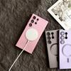 Матовые ударопрочные чехлы с магнитами Magsafe для беспроводной зарядки для Samsung Galaxy S25 S24 Ultra S23 FE S22 S21 Plus Чехол fundas