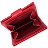 Яркий женский кошелек с монетницей и блоком для пропусков из натуральной кожи ST Leather 22714 Красный