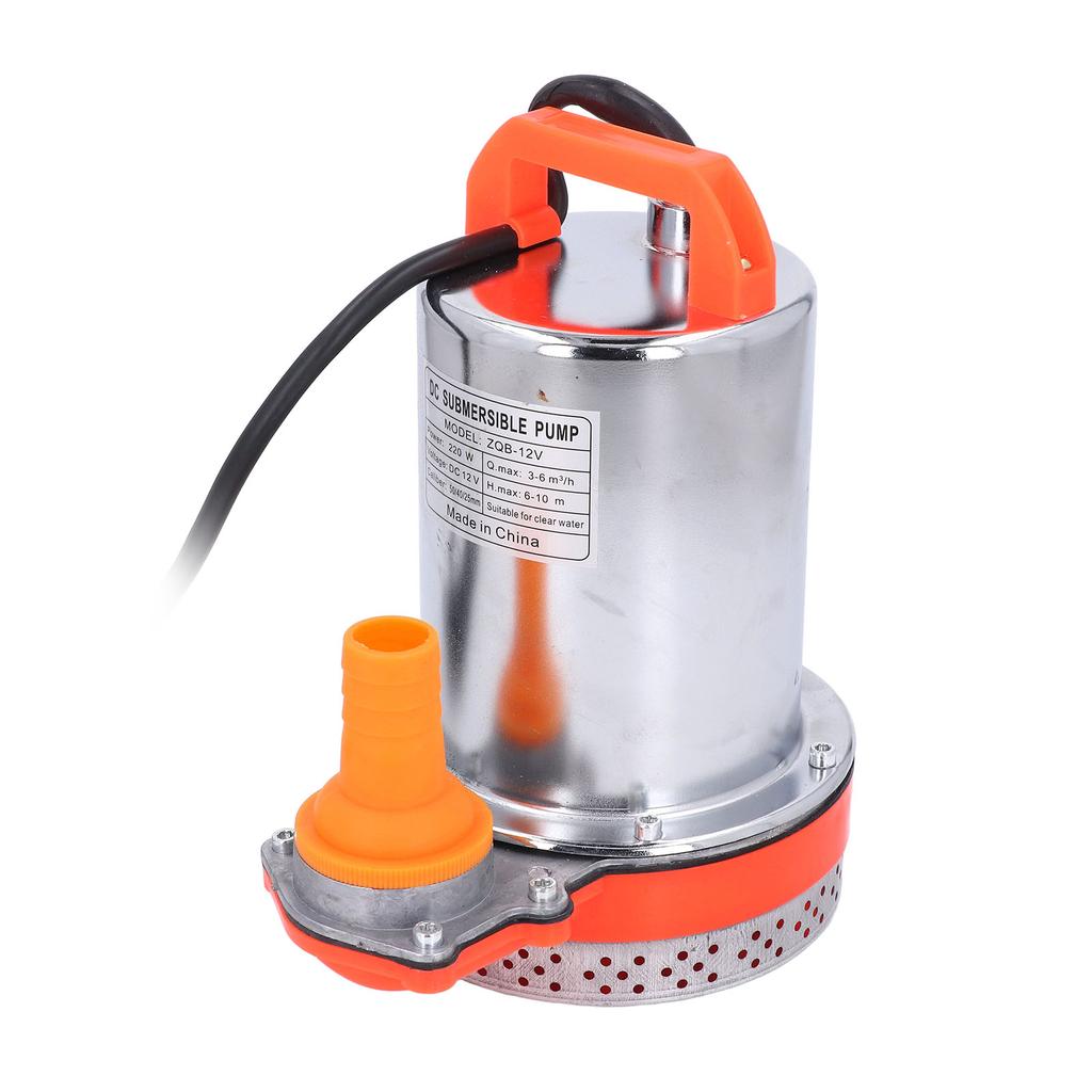 DC12V 220W погружной насос высокого давления водяной насос с 1 дюйм 1,5 дюйма 2 дюйма выпускного отверстия для пруда Po