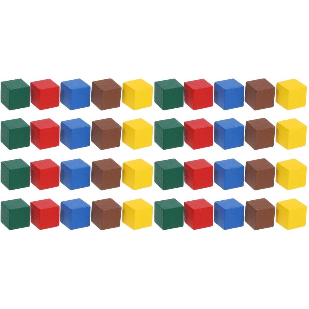 Generic Board Game Chess Pieces for Board Game Wood Chess Tabletop Tokens 100-Piece Kids, Pawns, Accessories, Markers,