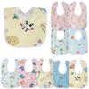 10pcs Baby Bib Set for Boys & Girls Breathable Baby Feeding Bibs Skin-friendly Drool Bib Set Drooling and Teething Bibs
