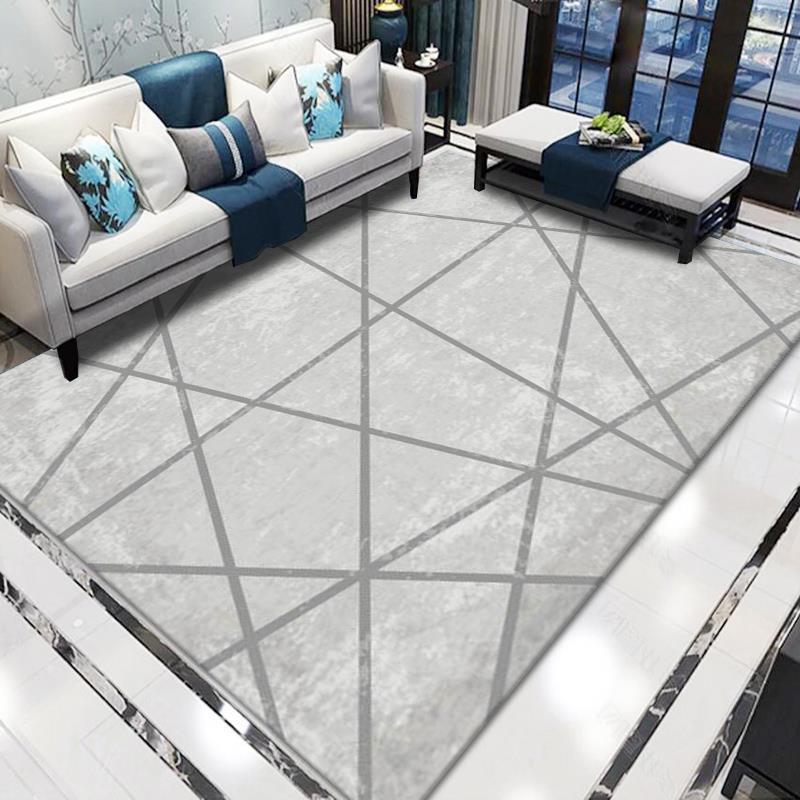 Ковер Гостиная Мягкий Диван Ковры Домашнее Украшение Спальня Коврик Для Гостиной Настраиваемый Современный Напольный Коврик Коврик Большой Коврик