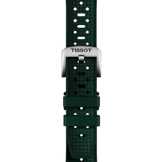 Tissot Зеленый резиновый ремешок Ушко 20 мм T852.049.961