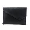 Second Bag Clutch Bag Synthetic Leather A4 File Bag Envelope Bag Casual Formal Occasions Business Bag Handheld Bag for Men Men Black 8057 Men's