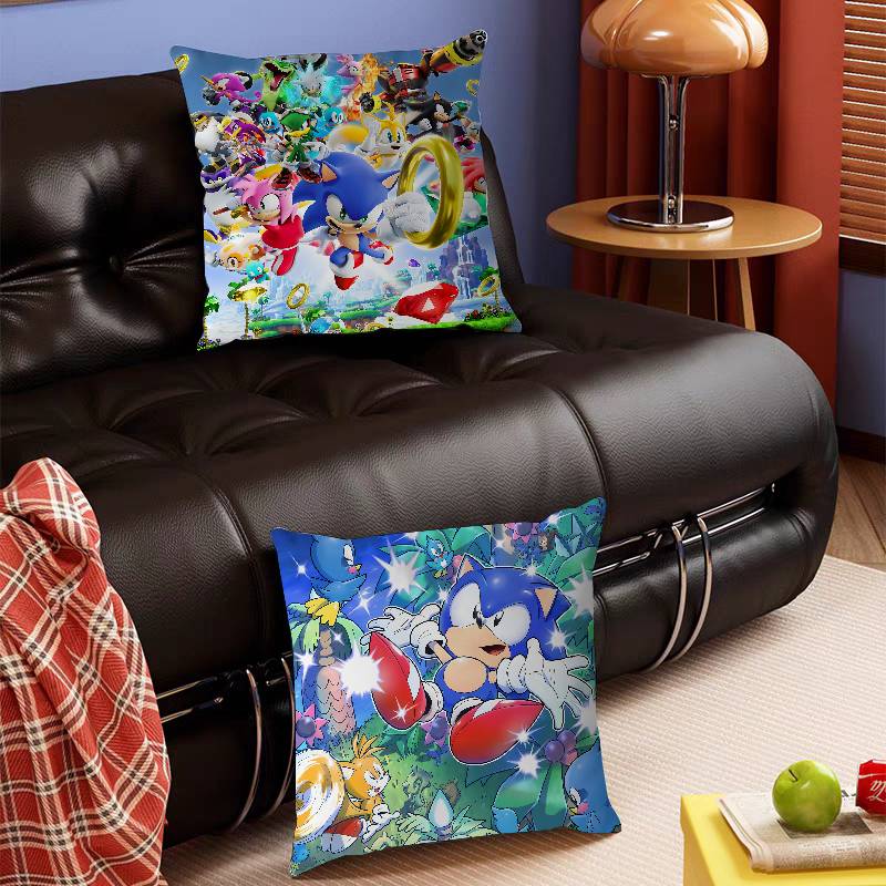 Sonic The-Hedgehog 45*45см Наволочка Чехол для подушки Декор Наволочка Домашняя наволочка для диванной подушки