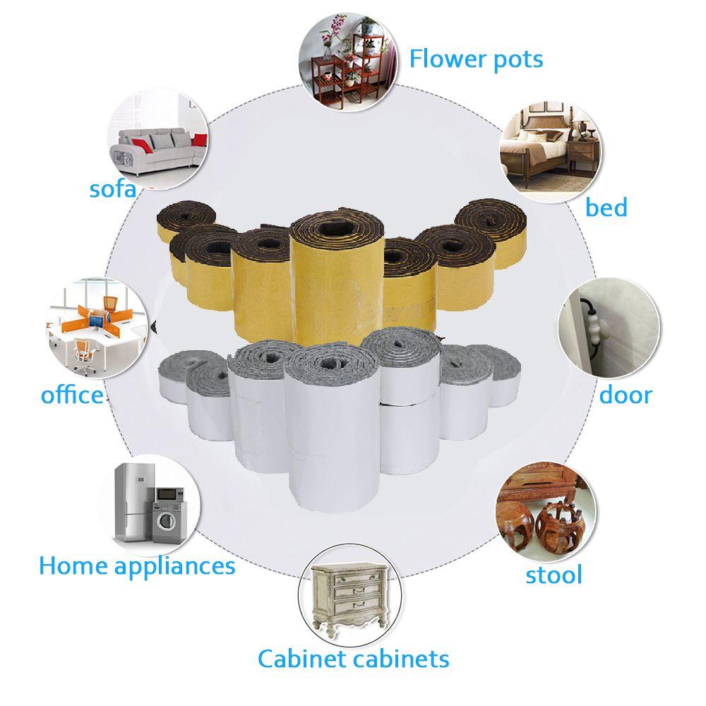 Фурнитура самоклеящийся бампер, мебельные войлочные накладки на ножки, антишумная защита для пола, противоскользящий коврик