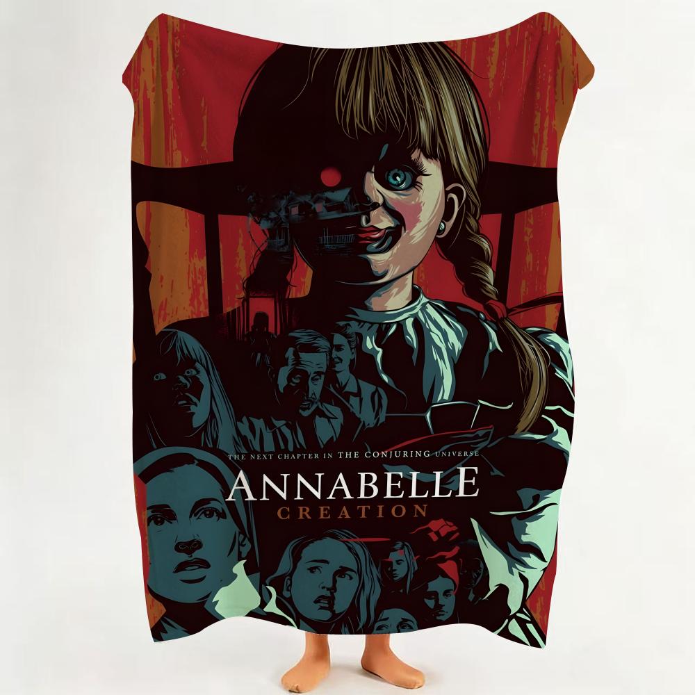 Movie A Annabelle Flannel Blanket Suitable for Sofa Living Room Bedroom