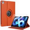 Case + Tempered Glass - BOOLING - for iPad Air 4/5 10.9" - 360° Rotating - Multi-Angle - Orange
