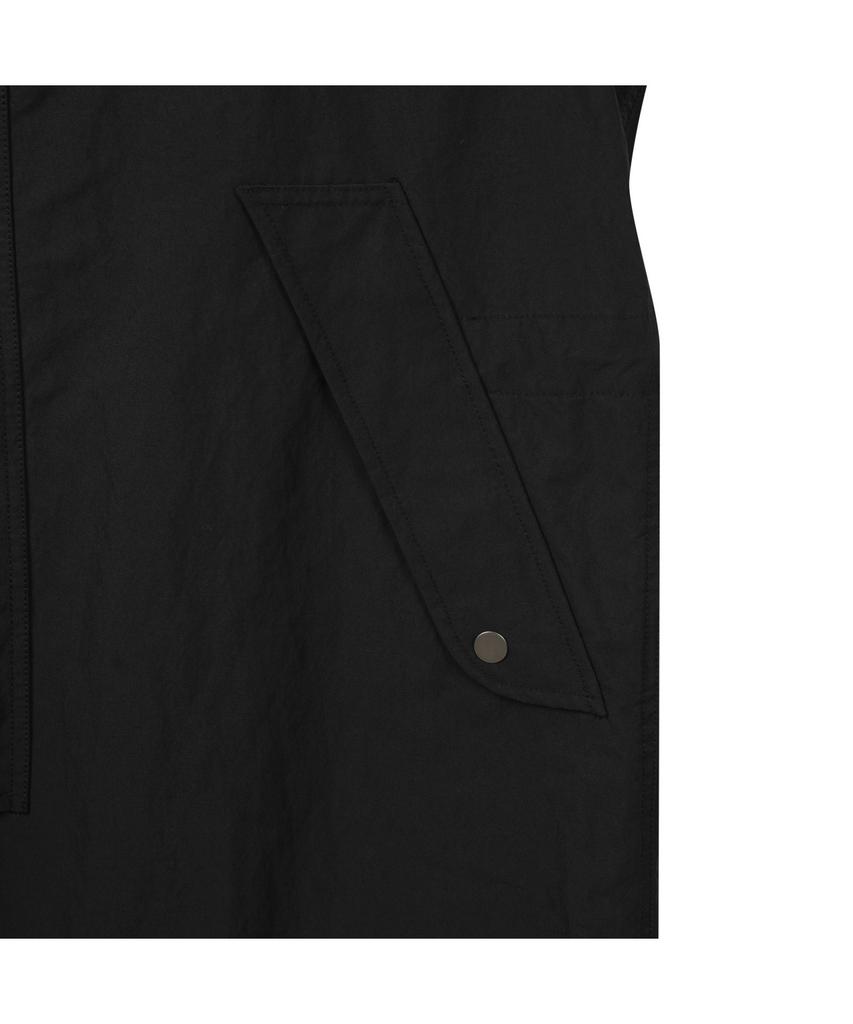Customellow Black Highneck Parka C9Uam25111Bkx