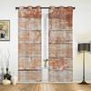 Сарай Деревянные Двери Ферма Оконные Шторы Домашнее Украшение Гостиная Шторы Оконные Обработки Шторы Шторы Для Кухни Спальни