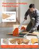 304.8mm Vinyl Floor Cutter, 16mm Thick Laminate Flooring Cutter with Upgraded Labor-Saving Aluminum-Alloy Lever, Telescoping Support Plate, Cuts