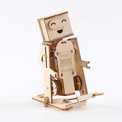 DIY Шагающий робот, собранный вручную, модель, наука и технологии, мелкосерийный физический научный эксперимент, материал, пакет G72