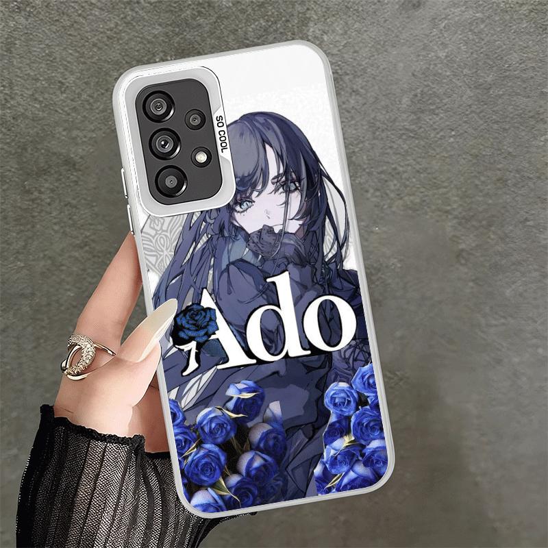Ado Cartoon K-Kyogen X Uta Soft Phone Case for Samsung A17 A16 A15 A14 A13 A57 A56 A55 A54 A53 A37 A36 A35 A34 A33 A26 A25 A24 A