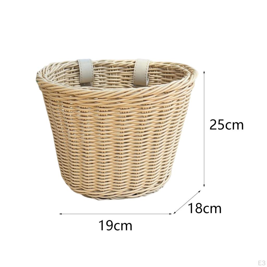 Детская велосипедная корзина Съемный контейнер для мелочей ручной работы Портативный велосипедный спорт