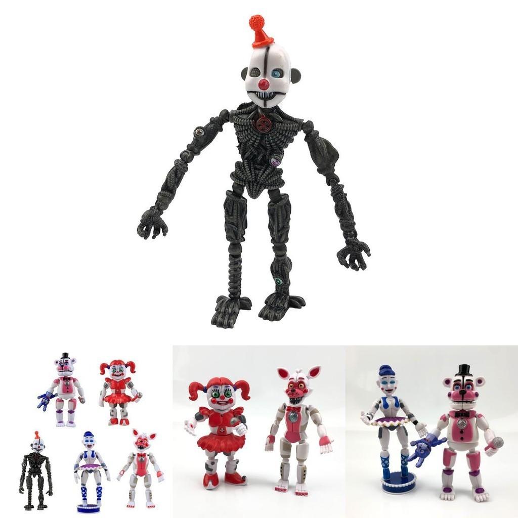 Коллекция Фигурок Fnaf Five Nights At Freddys с Миниатюрами со Световыми Эффектами и Декоративными Топперами для Торта