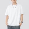 Men's Loose Fit Minimalist Crew Neck Solid T-Shirt, Summer Short Sleeve