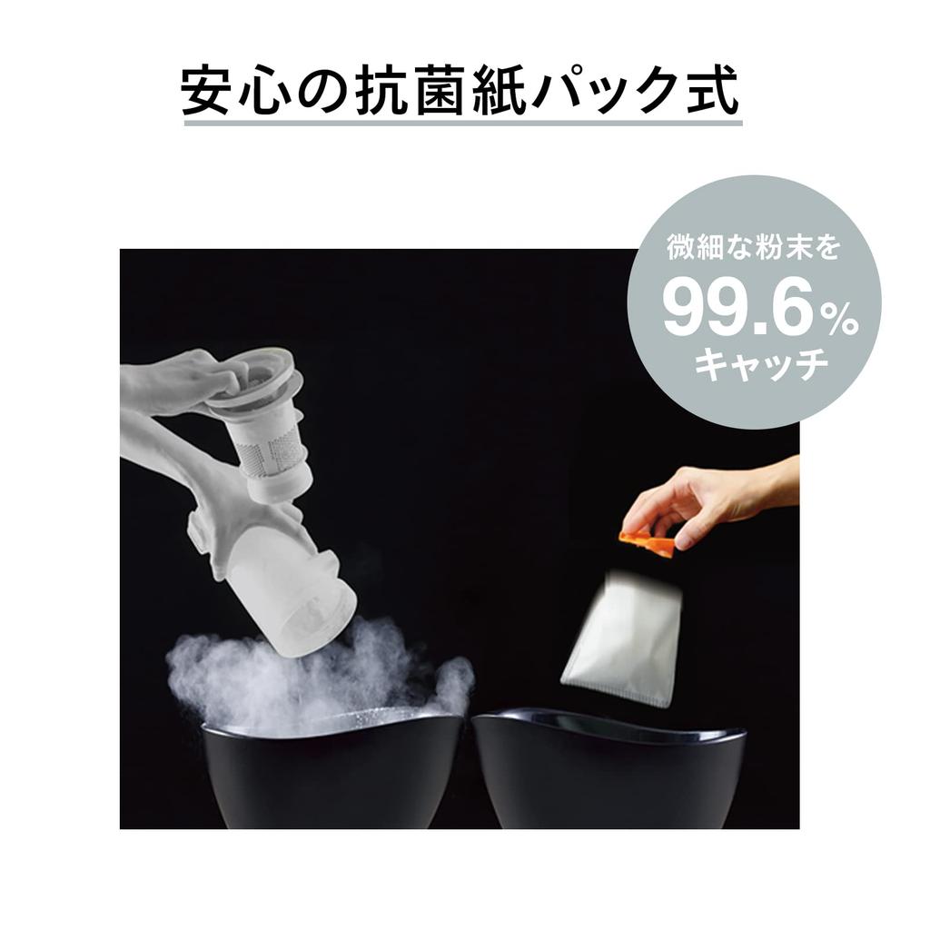 Беспроводной пылесос Twin Bird Stick в бумажной упаковке, удобный, легкий, перезаряжаемый, с электрощеткой, черный, самоходный TC-E264B