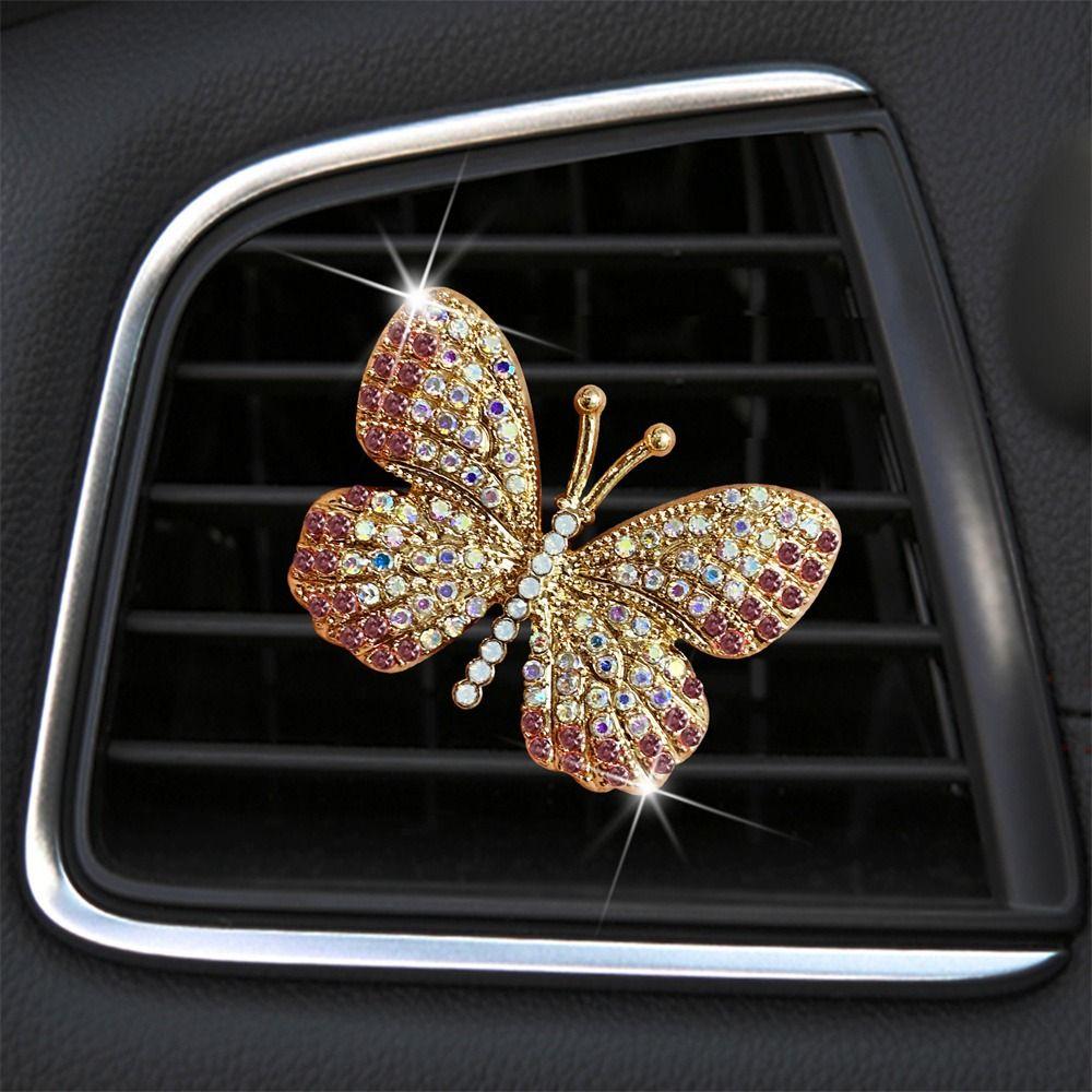 Woman -studded Air Outlet Decoration Car Perfume Clip Outlet Vent Clip Car Aromatherapy Clip
