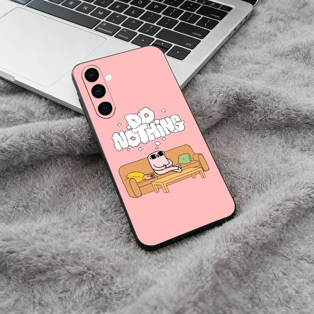 C-Cartoon- Ketnipz Cute Phone Case For Samsung Galaxy A73,A71 A72,A70,A53,A52,A51,Soft Silicone Black Cover