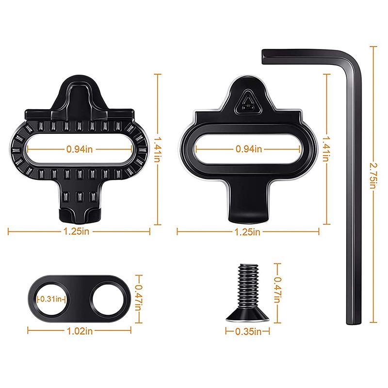 Mountain Cycling Shoes with SPD Cleats, Compatible with SHIMANO Pedals and SH51 Locks.