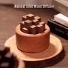 High-End Black Walnut Car Aromatherapy Diffuser