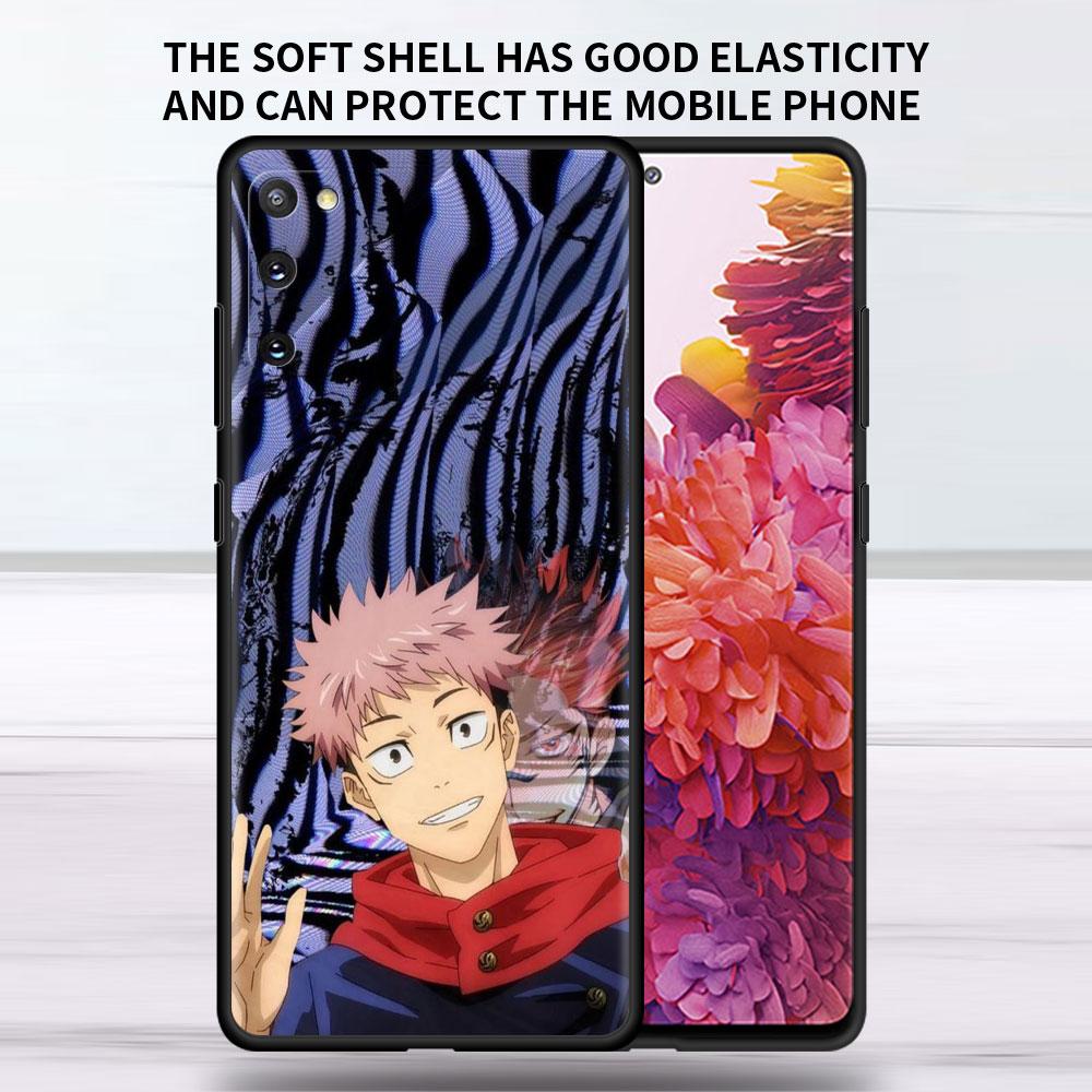 Мягкий чехол для Samsung Galaxy Note 20 Ultra 10 Plus Lite A50 A70 A20 A40 A20e 9 8 A60 A10e Funda, чехол для телефона в стиле аниме Jujutsu Kaisen